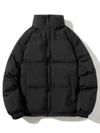 Men's Padded Puffer Jacket – Warm Winter Zip-Up Outerwear