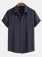 Men's Two-Tone Short Sleeve Co-Ord Set