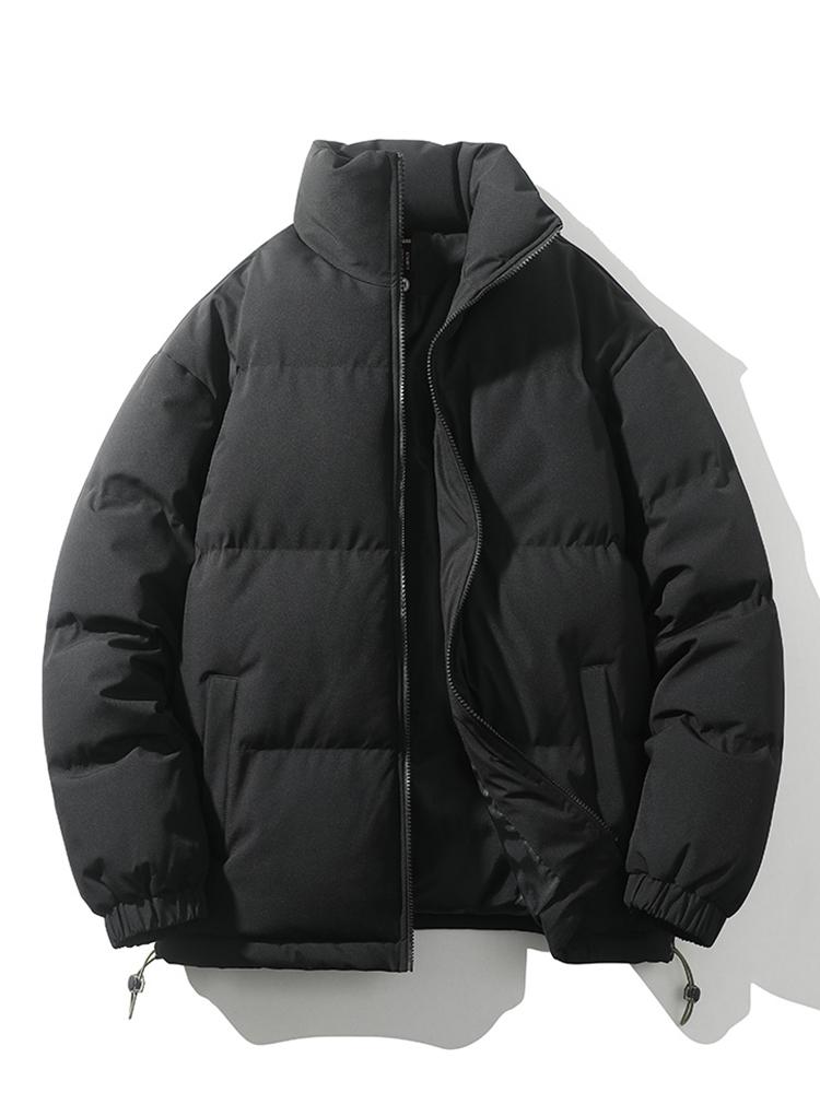 Men's Padded Puffer Jacket – Warm Quilted Winter Outerwear