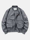 Men's Multi-Pocket Utility Bomber Jacket
