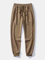 Men's Basic Tracksuit Set – Pullover Hoodie and Cuffed Joggers