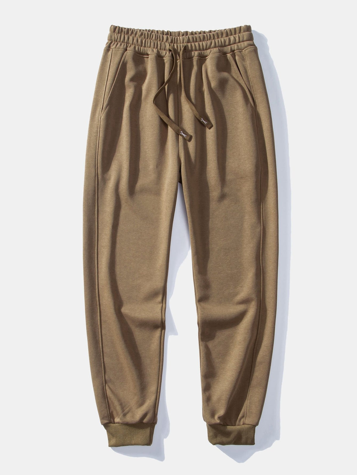 Men's Basic Tracksuit Set – Pullover Hoodie and Cuffed Joggers
