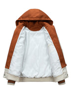 Men's Quilted Hooded Varsity Jacket – Warm Diamond Padded Baseball