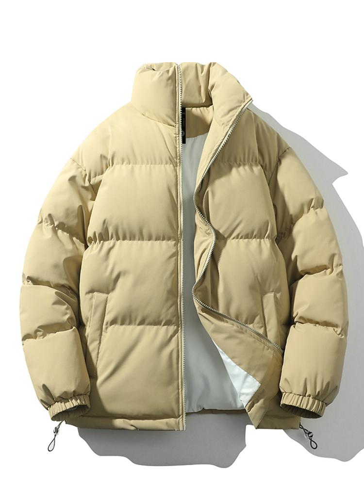 Men's Padded Puffer Jacket – Warm Quilted Winter Outerwear