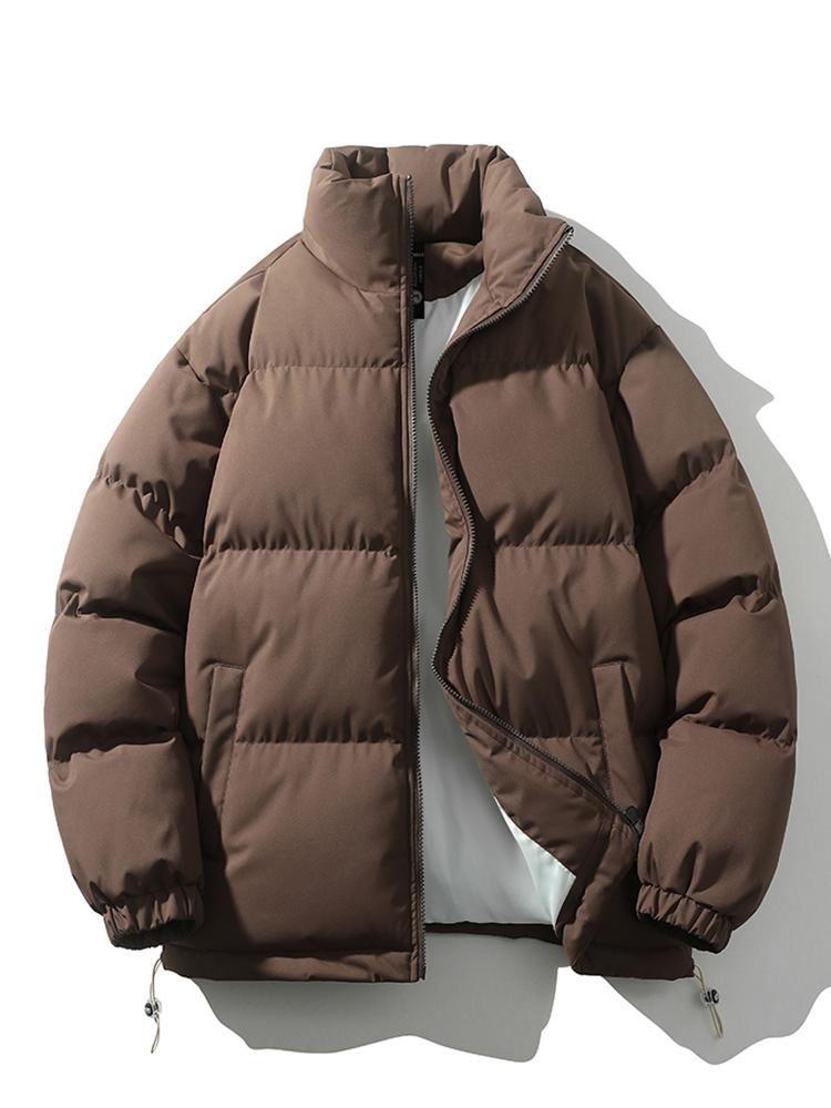 Men's Padded Puffer Jacket – Warm Quilted Winter Outerwear