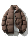 Men's Padded Puffer Jacket – Warm Quilted Winter Outerwear