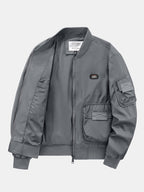 Men's Multi-Pocket Utility Bomber Jacket