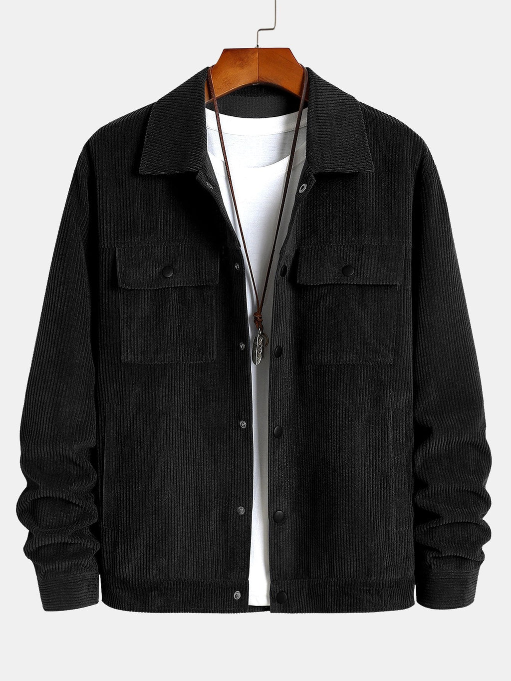 Men's Corduroy Utility Jacket and Cargo Jogger Set
