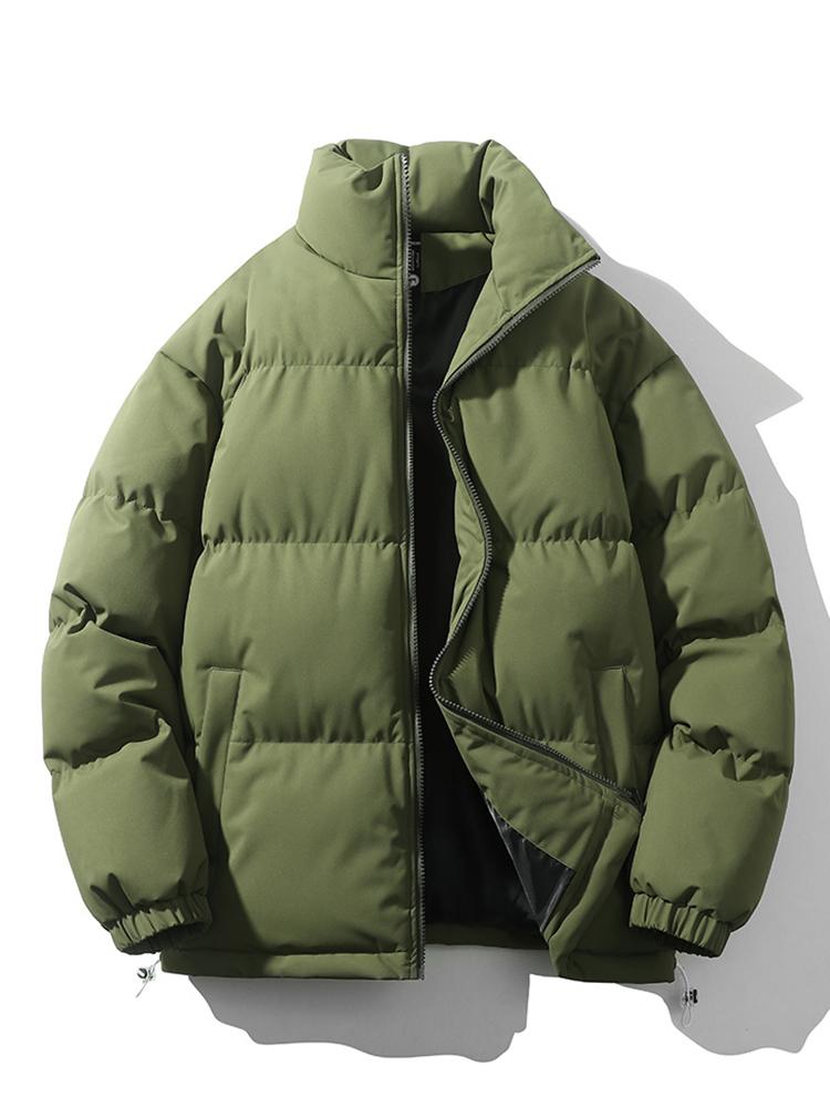 Men's Padded Puffer Jacket – Warm Quilted Winter Outerwear