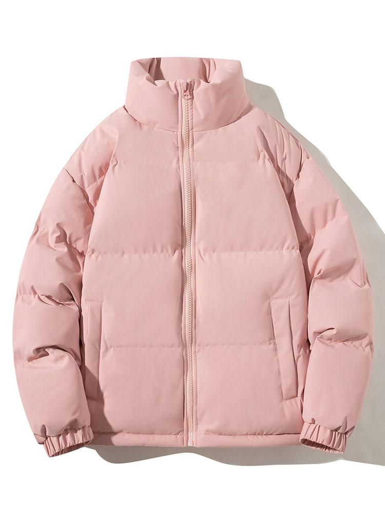 Men's Padded Puffer Jacket – Warm Winter Zip-Up Outerwear