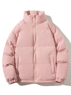 Men's Padded Puffer Jacket – Warm Winter Zip-Up Outerwear