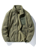 Men's Teddy Fleece Zip-Up Jacket – Soft Borg Textured Outerwear