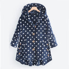 Women's Button-front Cardigan with hood