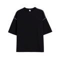 Men's Oversized Inside Out T-Shirt – Black Exposed Seam Tee