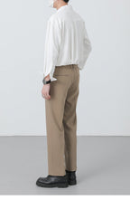Men's Structured Button Up Shirt – Clean Formal Street Shirt in Black or White