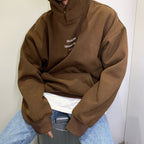 Men's Fleece Hoodie – Heavyweight Sherpa Feel Hoodie in Coffee, Black or Beige