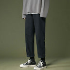 Men's Loose Straight Trousers – Clean Wide Pants in Black, Khaki or Army Green