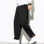 Men's Wide Corduroy Trousers – Relaxed Cord Pants in Grey, Black or Coffee