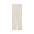 Men's Ankle Length Trousers – Cropped Tapered Pants in Black or Khaki