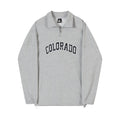Men's Half Zip Turtleneck Jumper – Colorado Knit in Grey or Black
