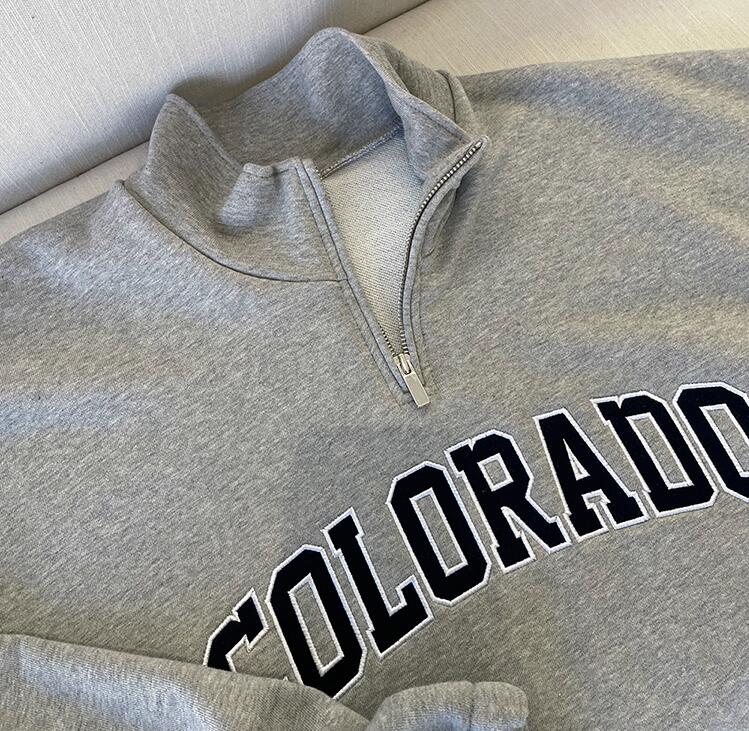 Men's Half Zip Turtleneck Jumper – Colorado Knit in Grey or Black