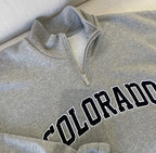 Men's Half Zip Turtleneck Jumper – Colorado Knit in Grey or Black