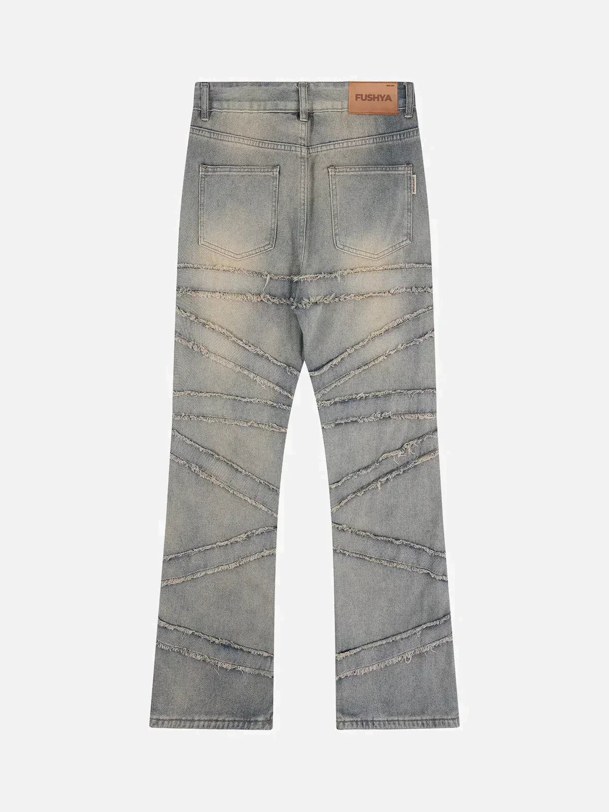 Men's Jeans with Fringed Detail