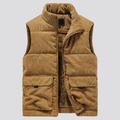 Men's Corduroy Gilet with Front Pockets