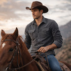 Men's Corduroy Shirt – Button-Down with Chest Flap Pockets