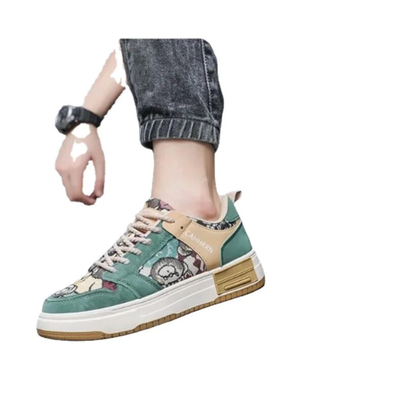Men's Platform Canvas Trainers
