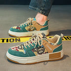 Men's Platform Canvas Trainers