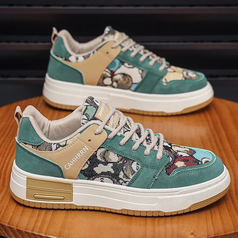 Men's Platform Canvas Trainers