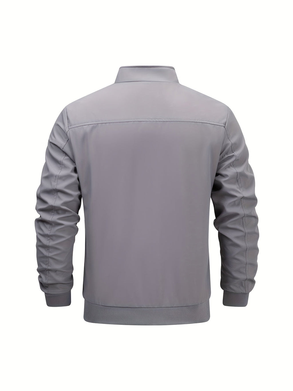 Men's Cotton Jacket with Stand Collar