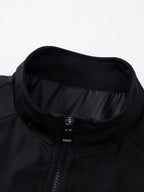 Men's Cotton Jacket with Stand Collar