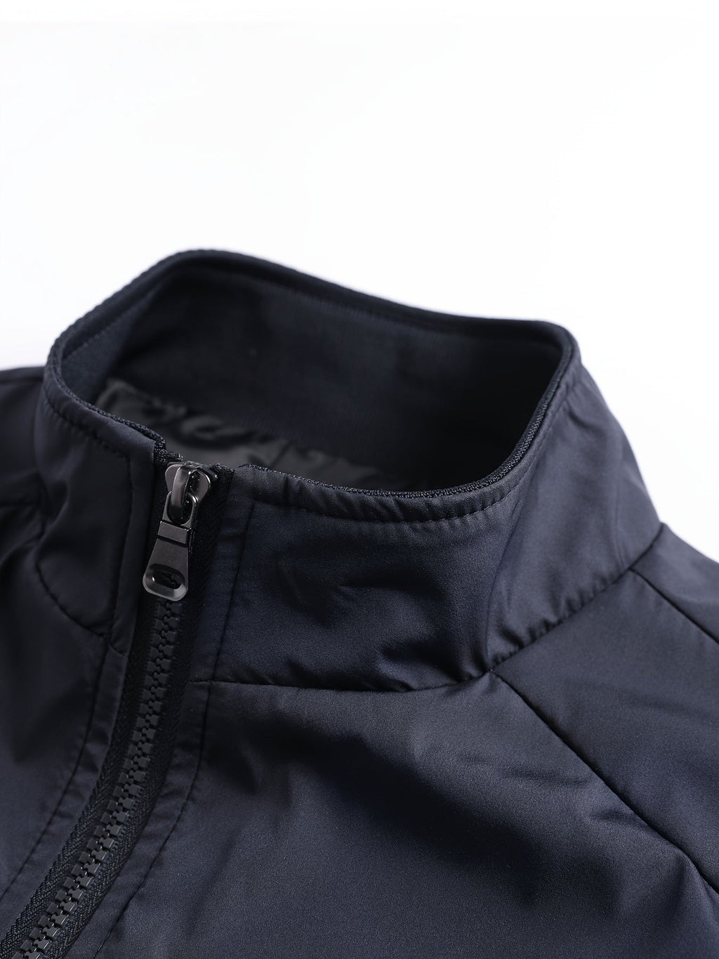 Men's Cotton Jacket with Stand Collar
