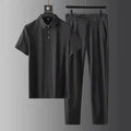 Men's Polo Shirt and Trousers Set – Relaxed Smart Casual Outfit
