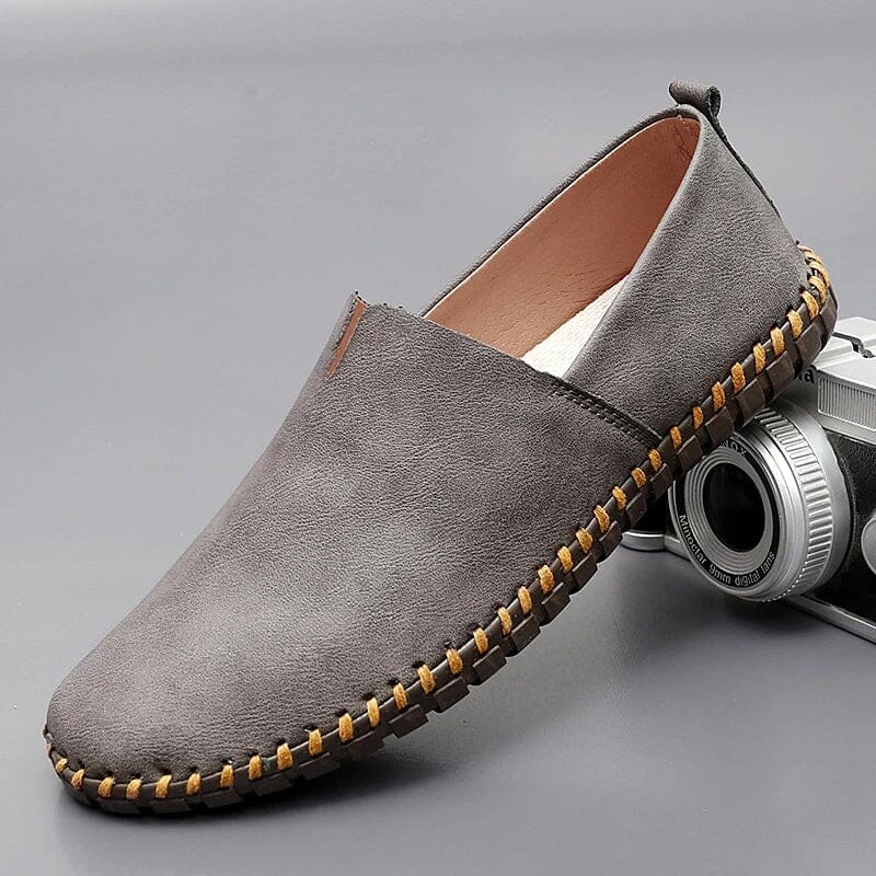 Men's leather-look Moccasin Loafers – Slip-On Shoes