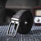 Men's Classic leather-look Belt – Adjustable Dress Belt