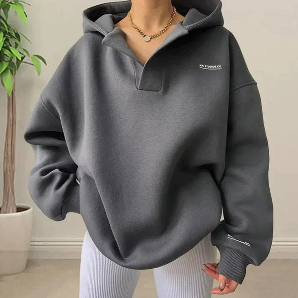 Women's Pullover Hoodie – Grey