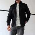 Men's Long-sleeve Overshirt – Black