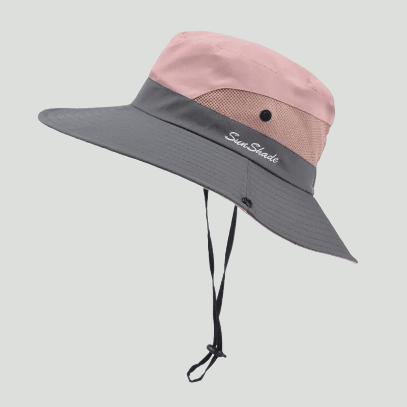 Men's UV-Protective Wide-Brim Sun Hat – Lightweight Breathable Mesh