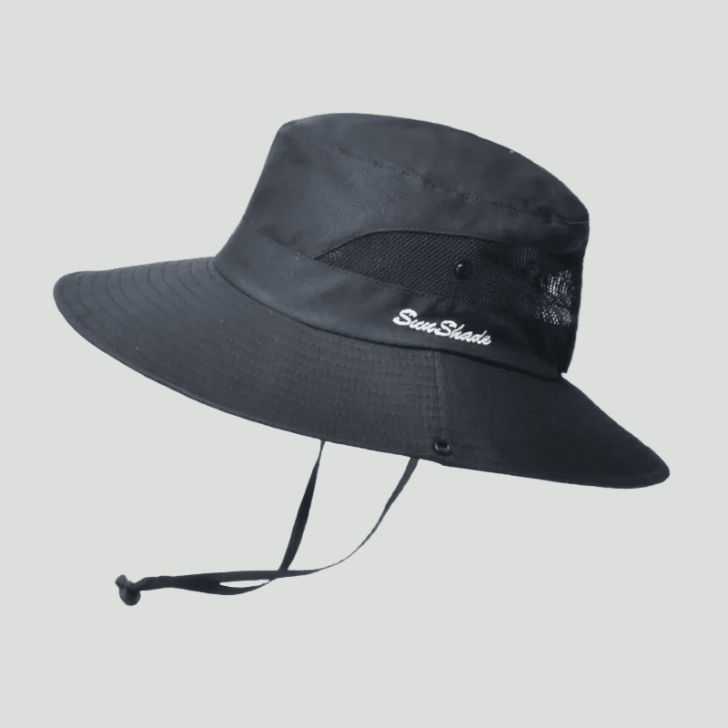 Men's UV-Protective Wide-Brim Sun Hat – Lightweight Breathable Mesh