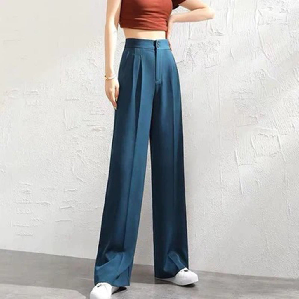 Women's Wide-leg Trousers – White