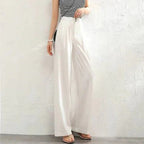 Women's Wide-leg Trousers – White