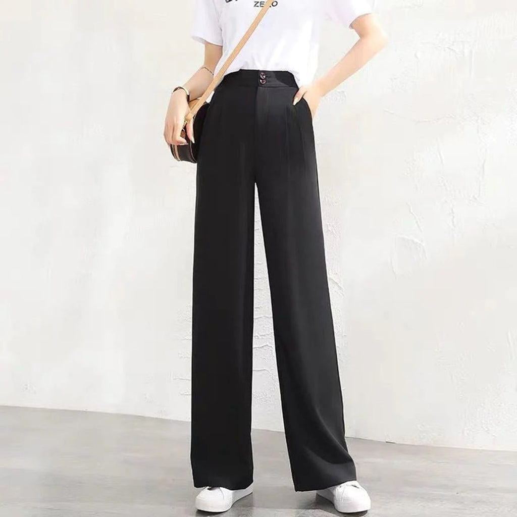 Women's Wide-leg Trousers – White
