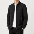 Men's Bomber Jacket with Mandarin Collar