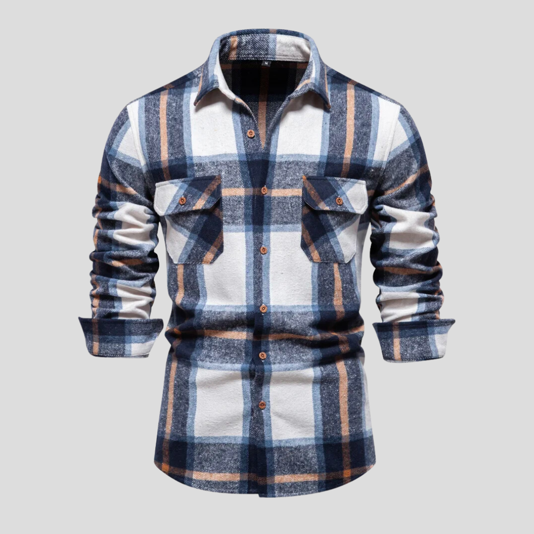 Men's Long-sleeve Overshirt – Green