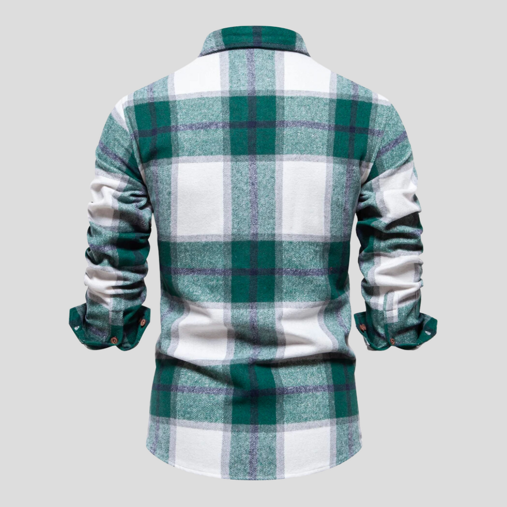 Men's Long-sleeve Overshirt – Green