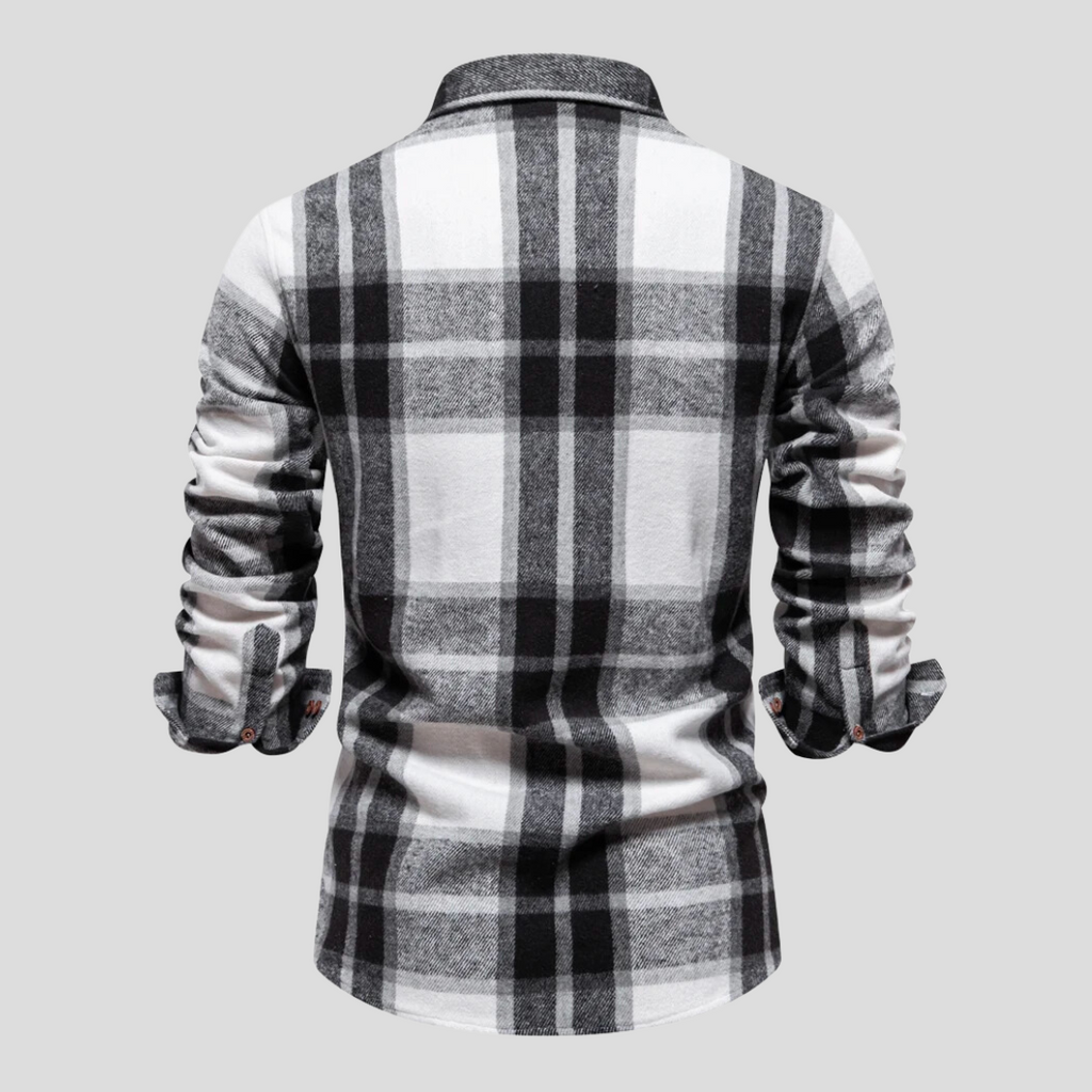 Men's Long-sleeve Overshirt – Green