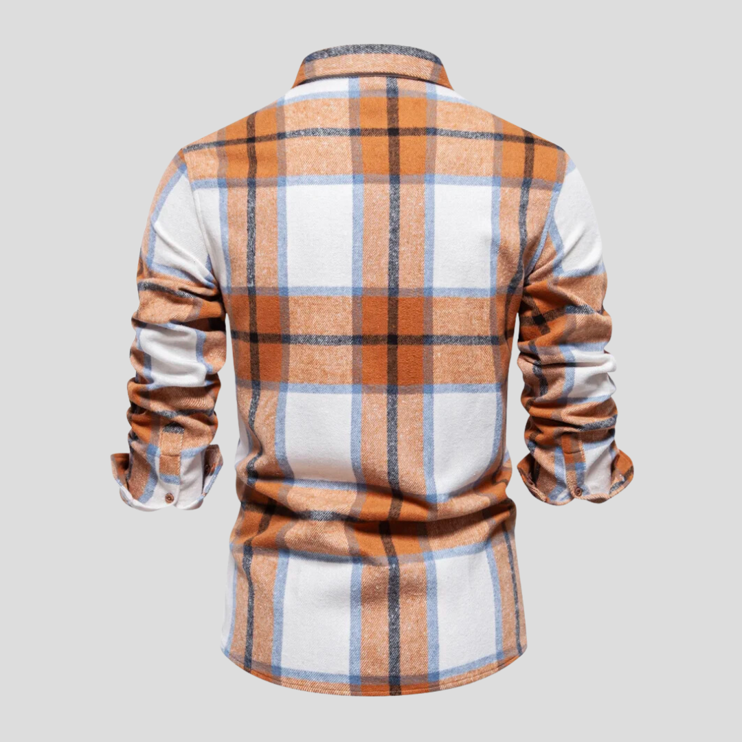 Men's Long-sleeve Overshirt – Green